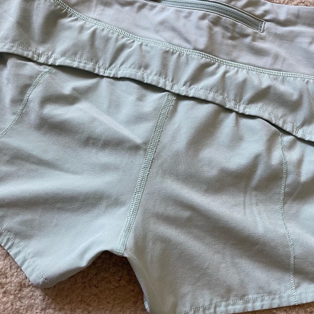 SOLD - Lululemon Speed Up Shorts Tonic Sea - Picture 8 of 8